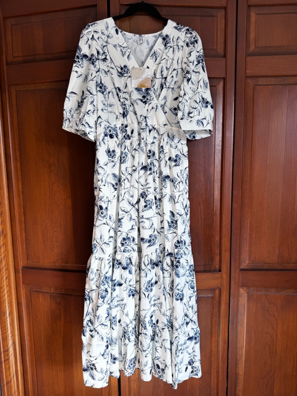 Chicwish White Maxi Dress NWT